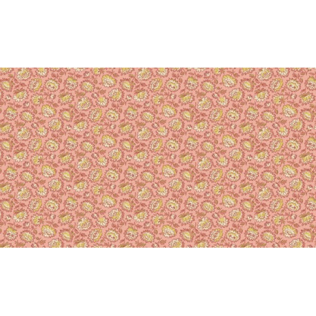 Tissu "géranium" collection Lit de roses Tissu "géranium" collection Lit de roses
