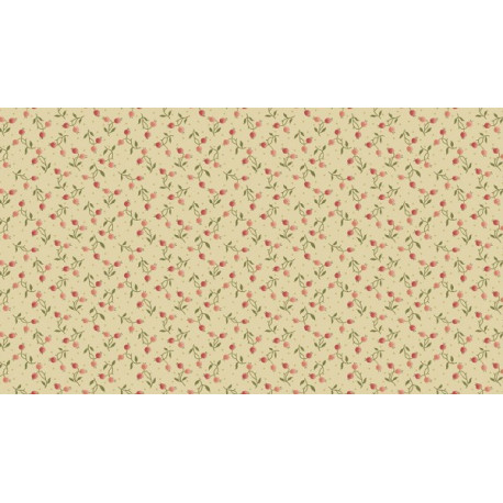 Tissu "Berry bisque" collection Lit de roses Tissu "Berry bisque" collection Lit de roses
