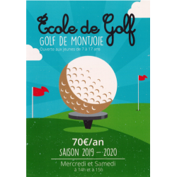 École de Golf - Ouverte aux jeunes de 7 à 17ans