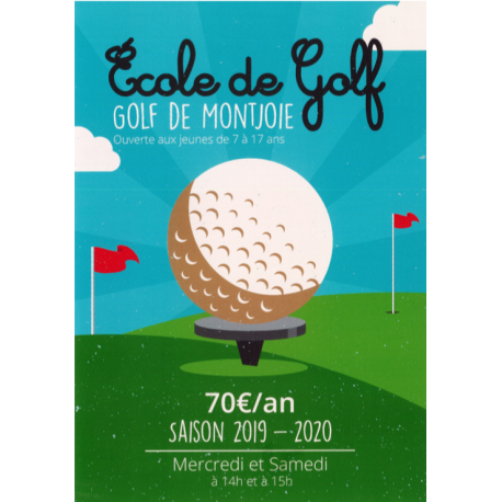 École de Golf - Ouverte aux jeunes de 7 à 17ans