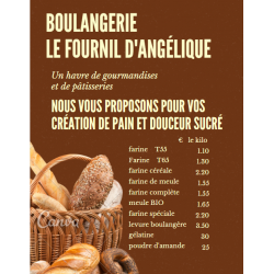 Aide à la création de pain et douceur sucré