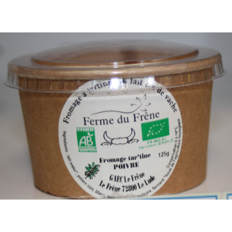 Fromage à tartiner Bio - FERME DU FRÊNE