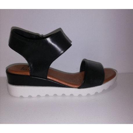 Sandales cabra cera noir