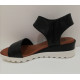 Sandales cabra cera noir
