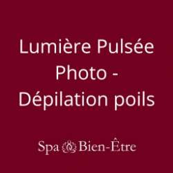 Lumière Pulsée, Photo-dépilation poils