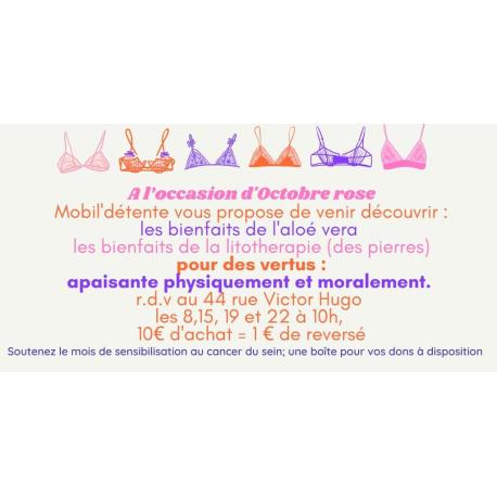 Atelier Mobil'détente - Octobre Rose Atelier Mobil'détente - Octobre Rose