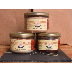 Lot de 3 terrines