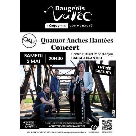 Concert du Quatuor de Clarinettistes les Anches Hantées