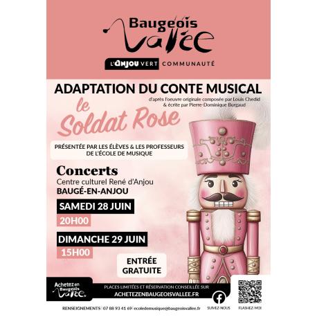 Représentations - adaptation du Soldat Rose par les élèves et professeurs de l'école de musique Représentations - adaptation du Soldat Rose par les élèves et professeurs de l'école de musique