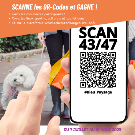 scanne et gagne - été 2025 - Bleu Paysage scanne et gagne - été 2025 - Bleu Paysage