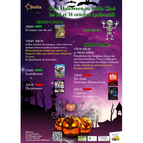 CARTE HALLOWEEN 3 FILMS CARTE HALLOWEEN 3 FILMS