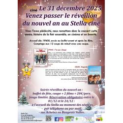 Soirée Réveillon du Nouvel An au Stella Ciné