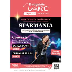 Représentations - adaptation de Starmania par les élèves et professeurs de l'école de musique