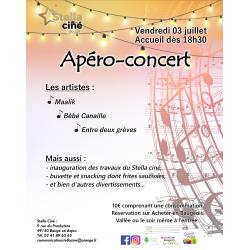 Apéro-concert au Stella ciné