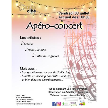 Apéro-concert au Stella ciné
